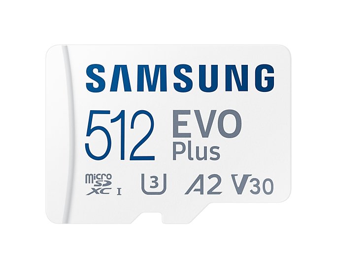 Tarjeta De Memoria Samsung Evo Plus 2021 512gb Microsd Xc Con Adaptador Clase 10 130mbs