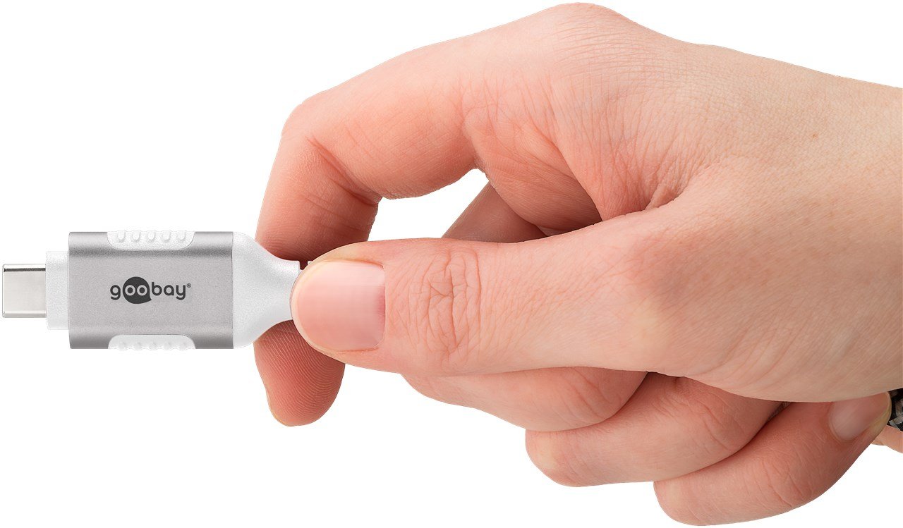Goobay Ethernet-Adaptador Cable Usb-C 3.2 Gen2 > Rj-45, Slim 74387