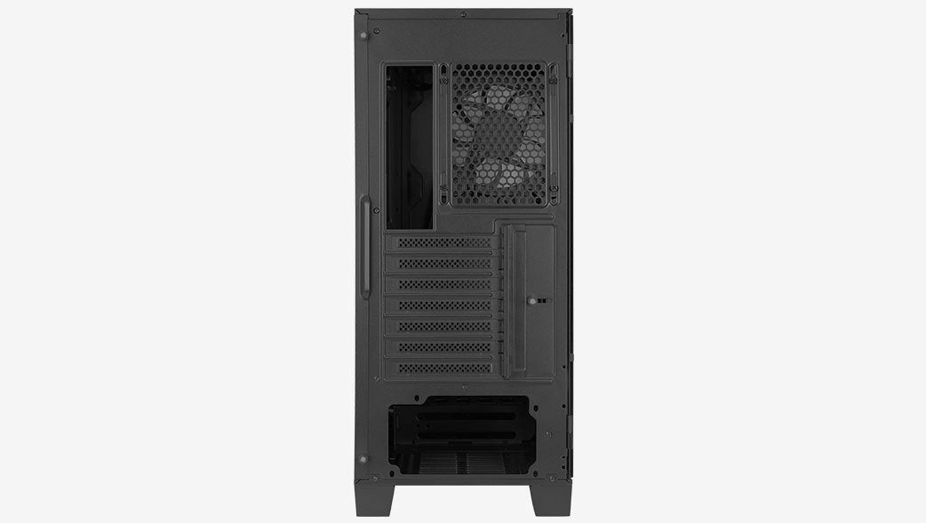 Caja Semitorre Atx Aerocool Mirage V2 Rgb Con Panel De Cristal (Negro)
