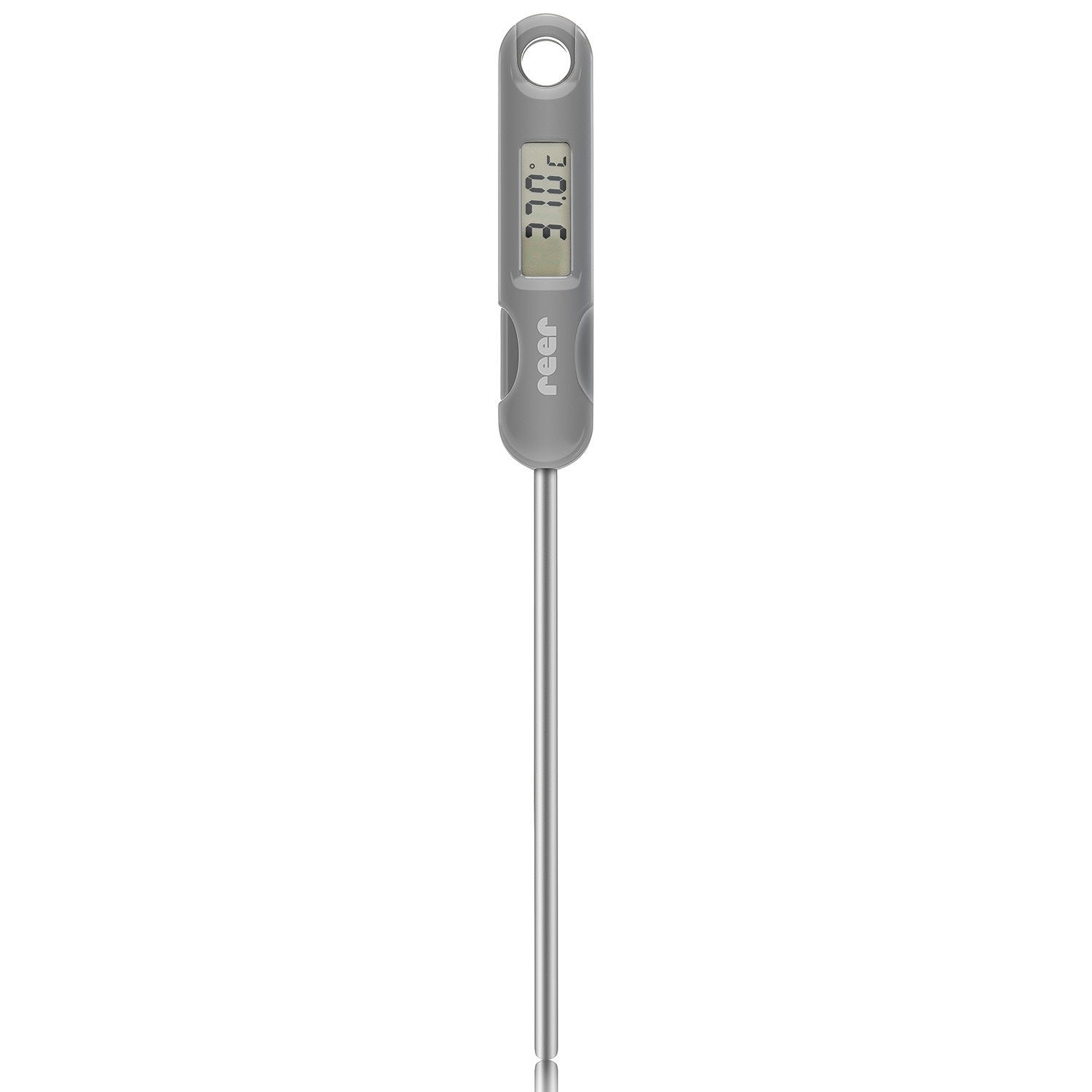 Reer Food Temp Bottle Termómetros Grises, Para Alimentos Para Bebés 21021
