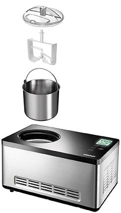 EAN 4011689488450 - Unold 48845 máquina para helados Compresor de helados 2 L 180 W Negro, Acero inoxidable imagen 9