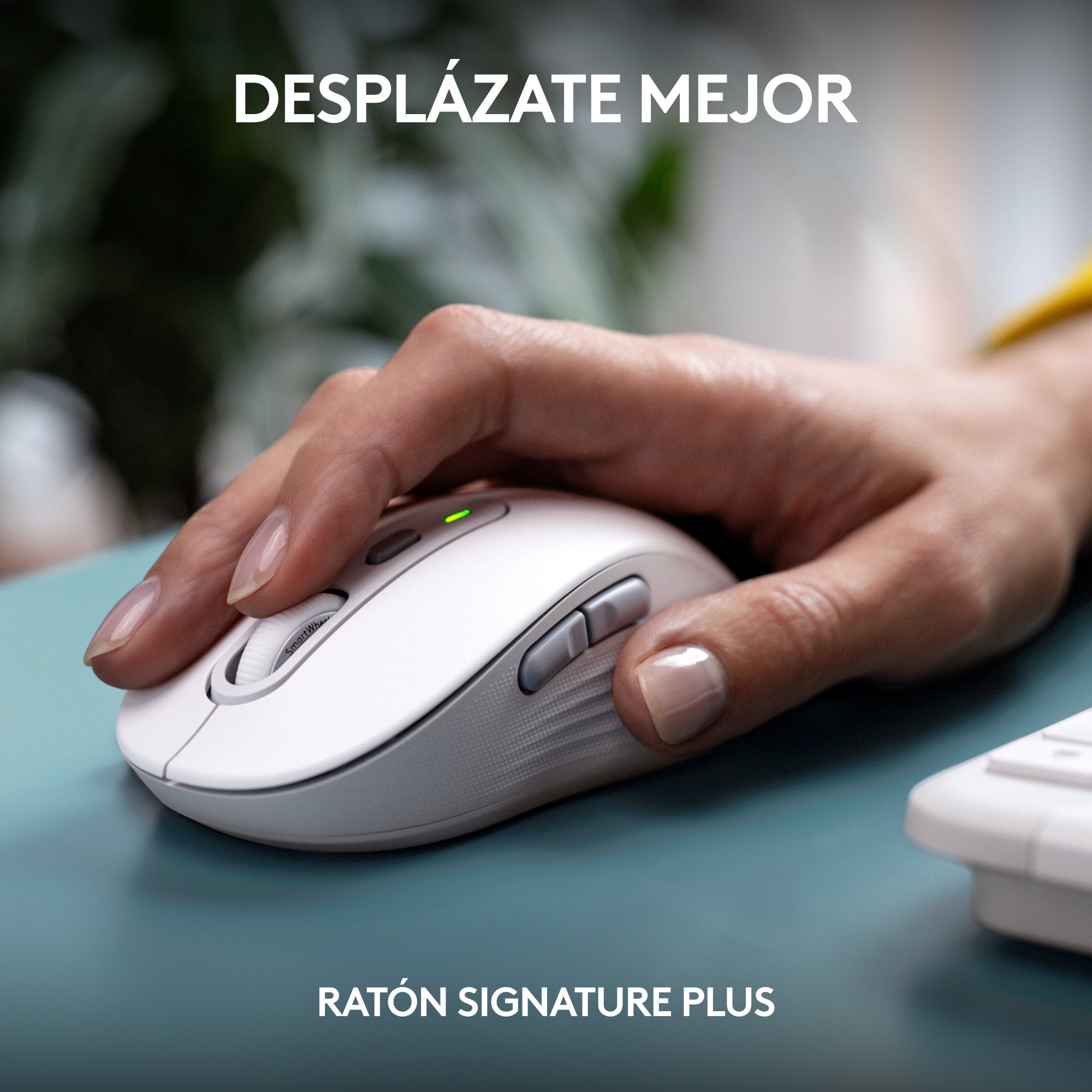 Teclado Español Y Ratón Inalámbricos Signature Slim Combo Mk950 Off Perp Blanco - Esp - Mediter-412