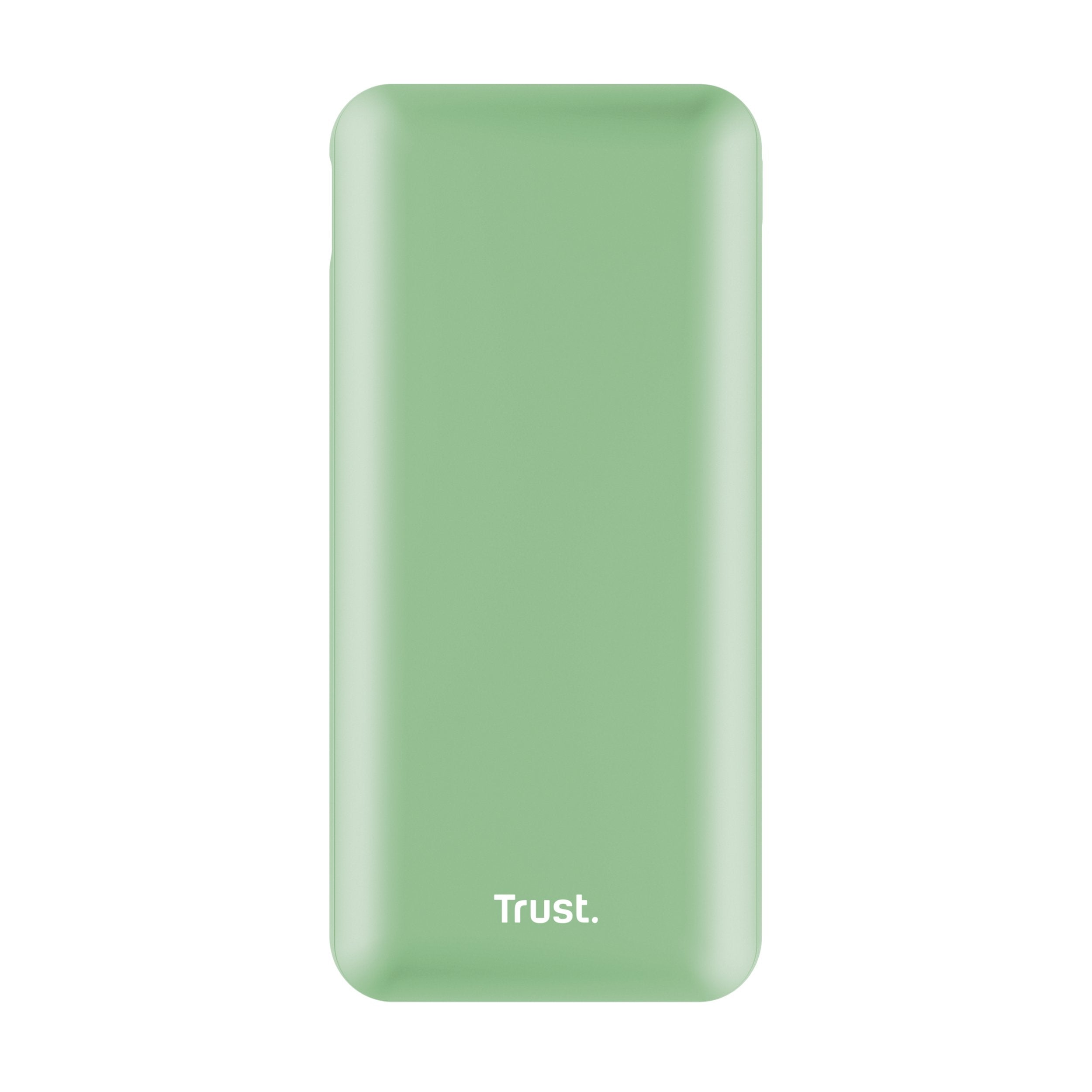 Powerbank Universal Trust 25035 Redoh 20000mah Color Verde 18w Carga Rapida 2xusb-C 1xusb-A