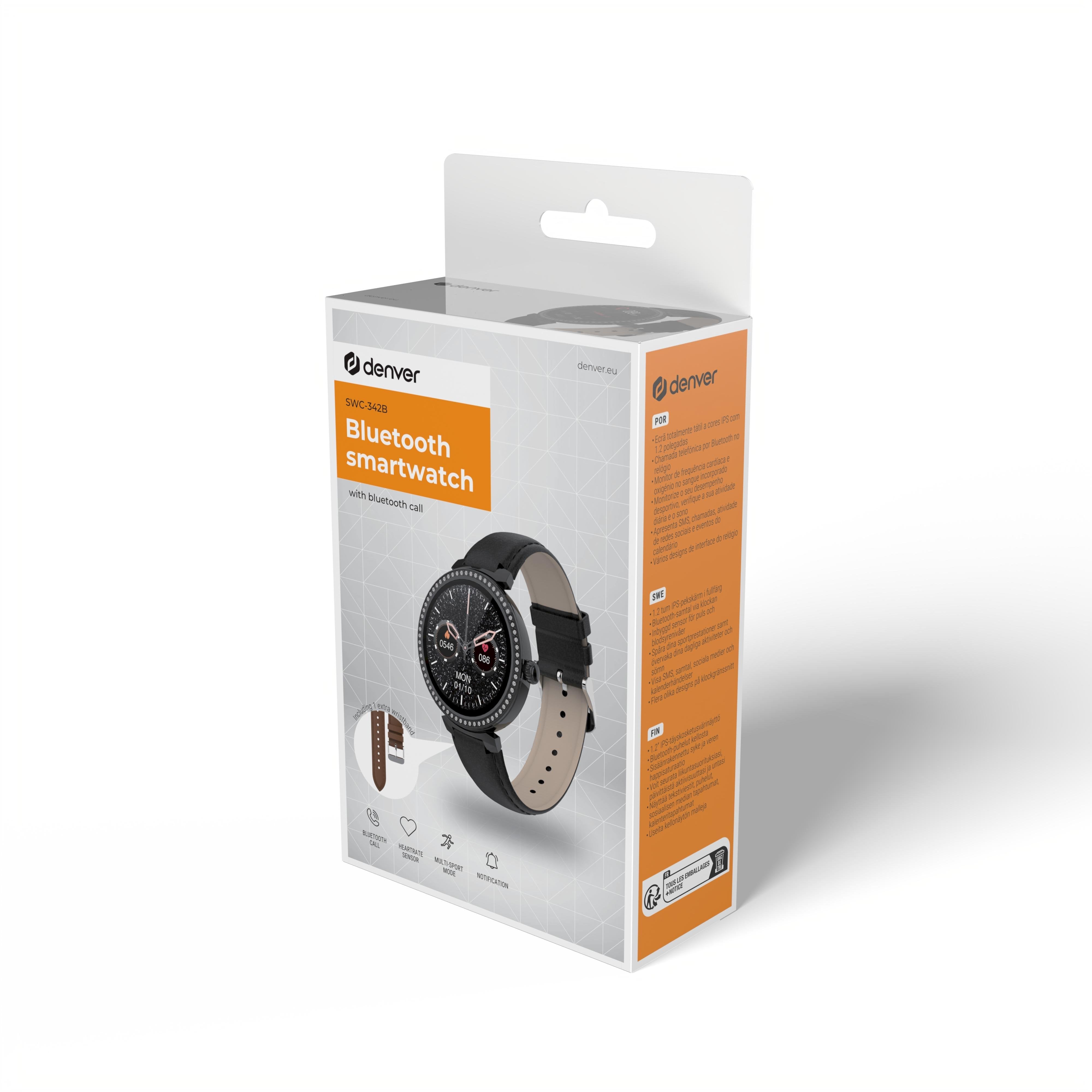 Smartwatch  Denver Swc-342b Black