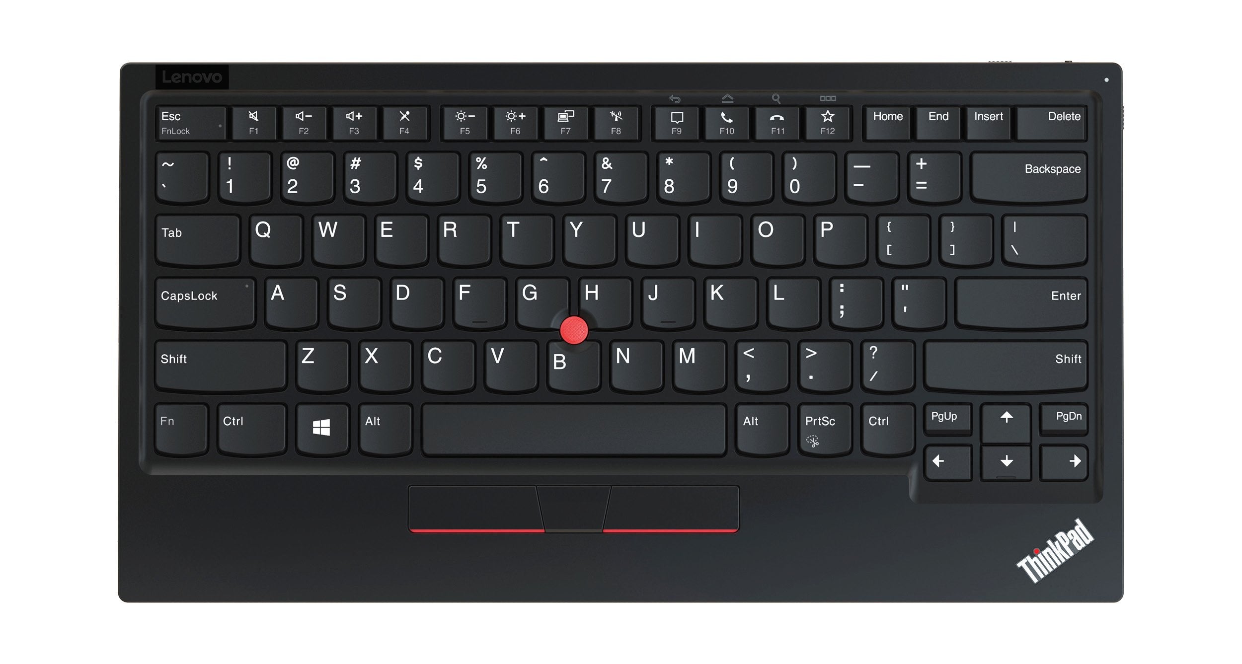 EAN 0194552677664 - Lenovo 4Y40X49493 teclado Universal RF Wireless + Bluetooth QWERTY Inglés de EE. UU. Negro imagen 1