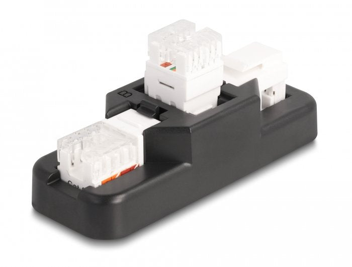 Keystone Lsa Set Mit Auflegehalterung Rj45   Rj11 Cat.6 Schwarz