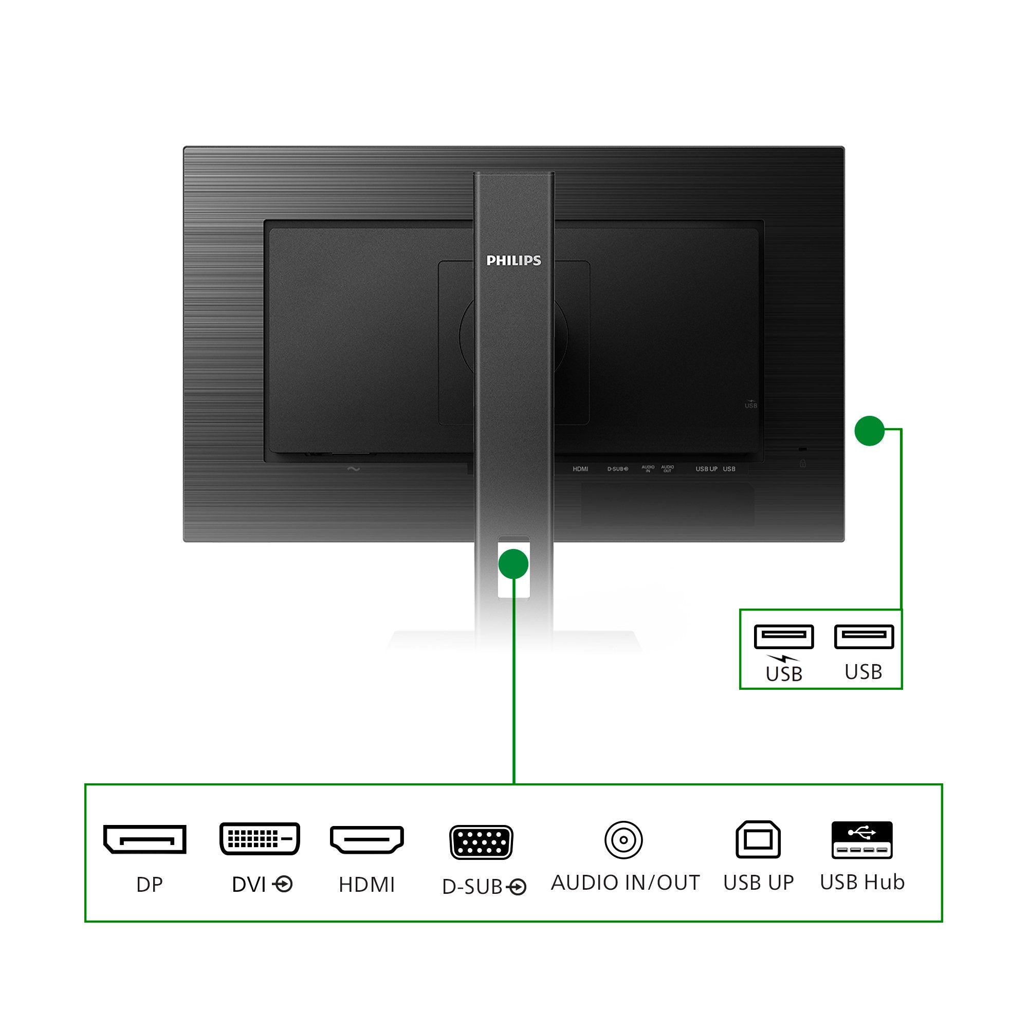 EAN 8712581764319 - Philips B Line 272B1G/00 pantalla para PC 68,6 cm (27") 1920 x 1080 Pixeles Full HD LED Negro imagen 4