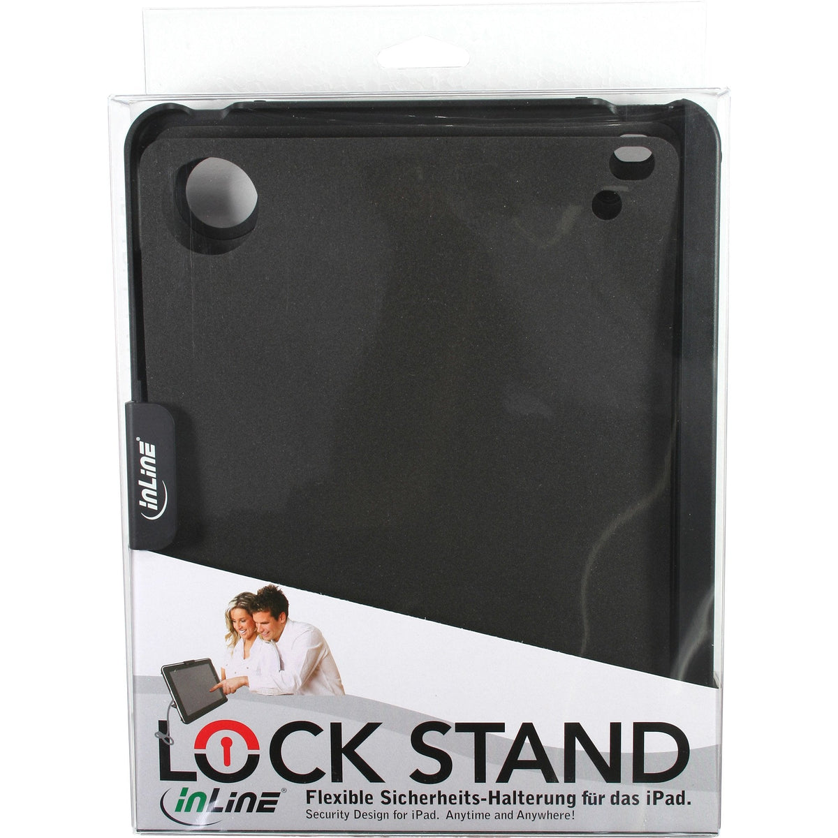 Funda Para Ipad Inline Con Soporte Y Candado De Seguridad - Llave De 2 M