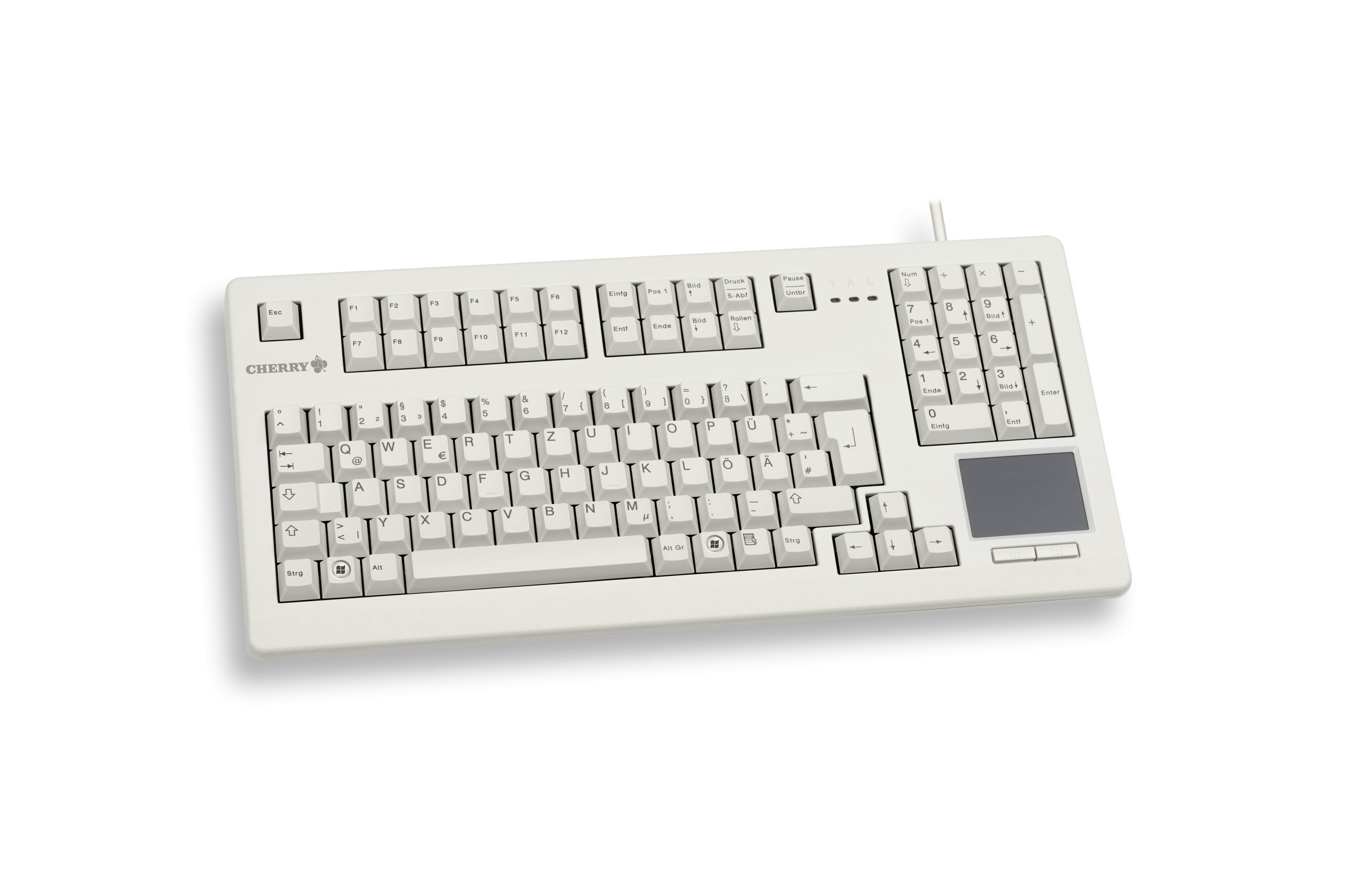 Cherry Touchboard G80-1190 Teclado Usb Qwertz Alemán Gris