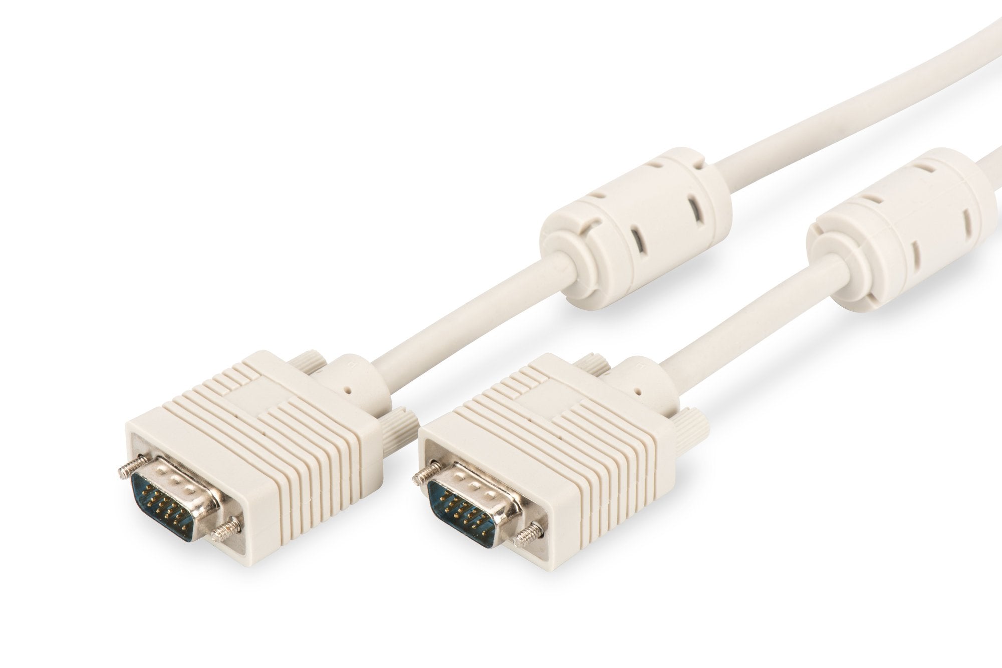 Assmann Electronic Ak-310103-018-E Cable Vga 1,8 M Vga (D-Sub) Beige, Níquel