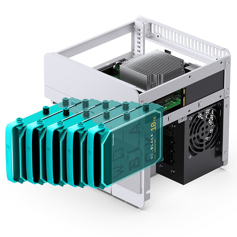 Jonsbo N2 Mini-Itx Gehäuse - Blanco