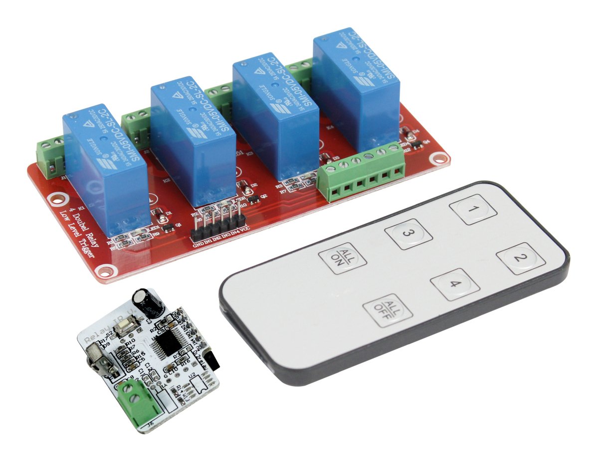 4duino Módulo Relé-Doble Infrarrojo 4 Canales