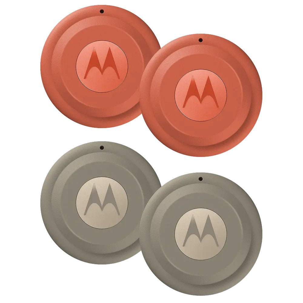 Motorola Moto Tag 2 Etiqueta Bluetooth Antipérdida Para Teléfono Móvil Pantone Arabesco Pantone Roble Laurel (Paquete De 4)