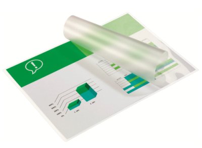 Ibico Mate A3 250 Micras Carteras De Plastificar - Superficie Mate - Plastifica Papel, Fotos, Tarjetas De Visita - Transparente