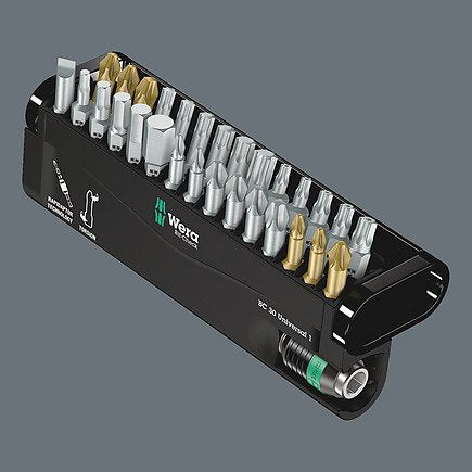 Wera Bit-Satz Bit-Check 30 Universal 1, 1/4" 05056440001