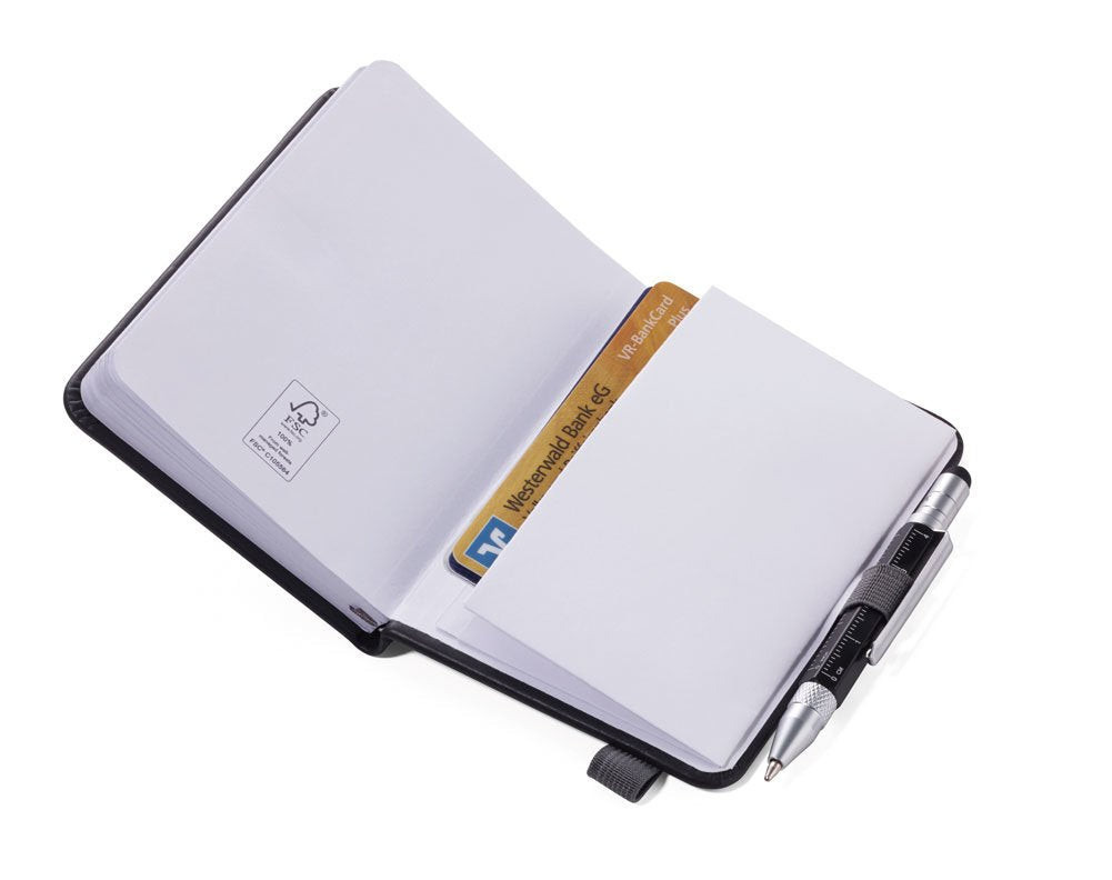 Troika Notizblock Lilipad+Liliput Tool Pen Dunkelazul
