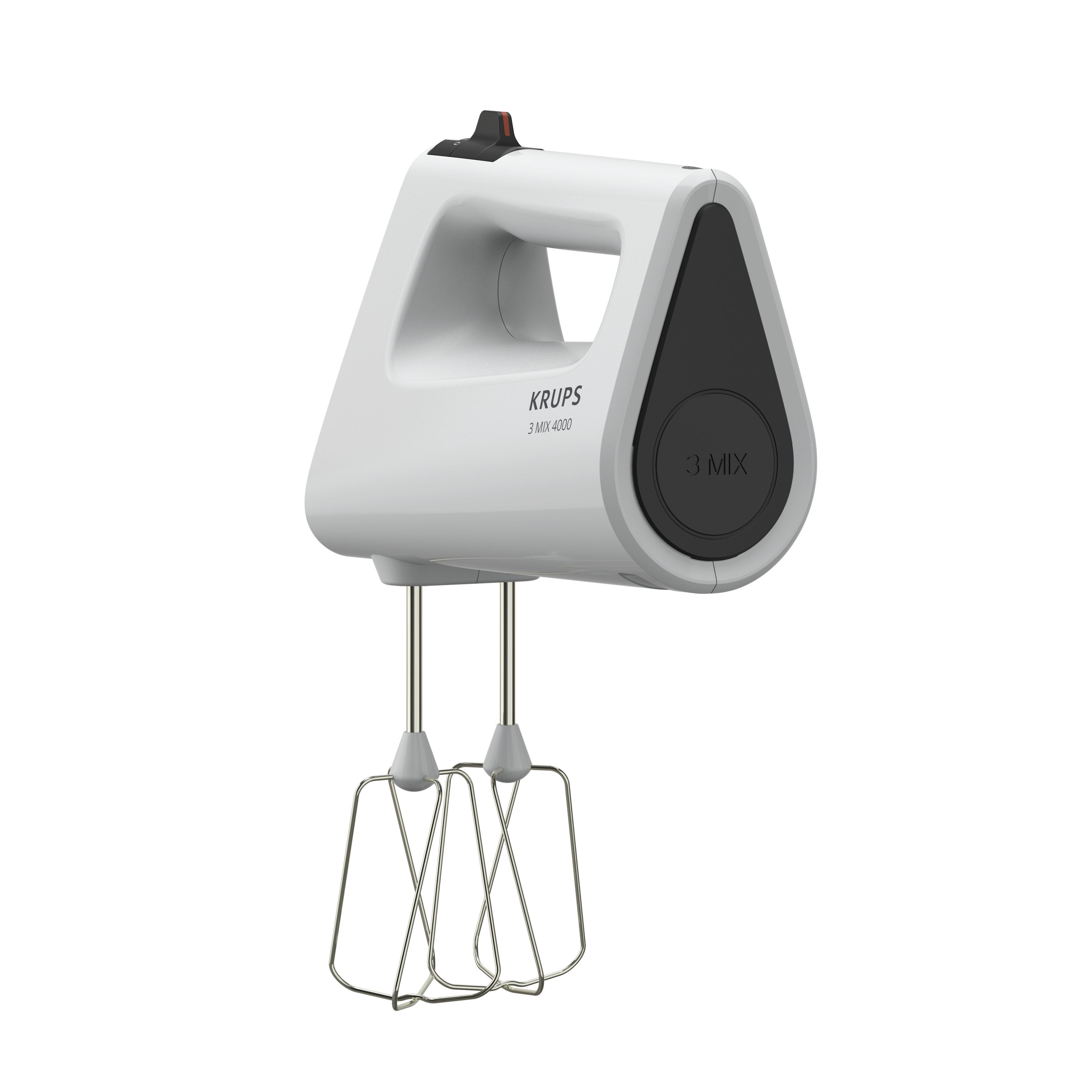 Krup'S Hand Mixer 3mix 4000 Gn4001 Blanco/Gris, 450 Vatios Gn4001