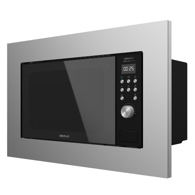 EAN 8435484013802 - Cecotec 01380 microondas Negro, Acero Microondas con grill Integrado 20 L 700 W imagen 1