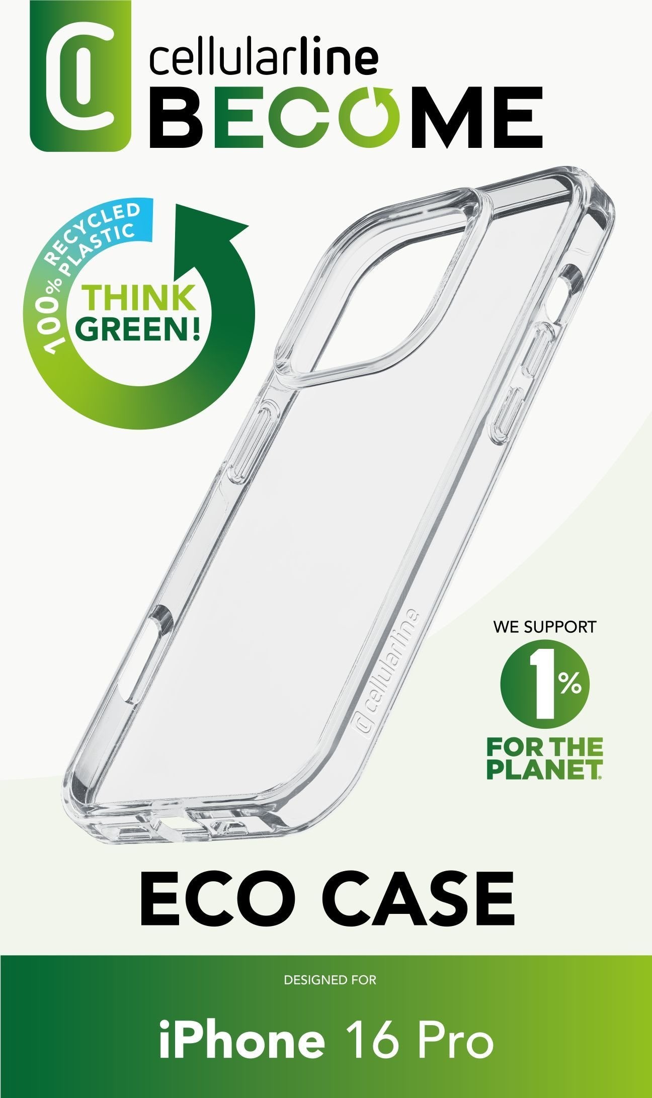EAN 8018080482656 - Cellularline 8018080482656 funda para teléfono móvil 16 cm (6.3") Transparente imagen 2