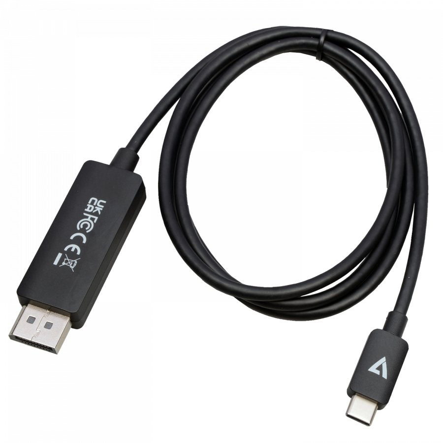 EAN 662919114713 - V7 V7USBCDP14-1M adaptador de cable de vídeo DisplayPort USB Tipo C Negro imagen 5