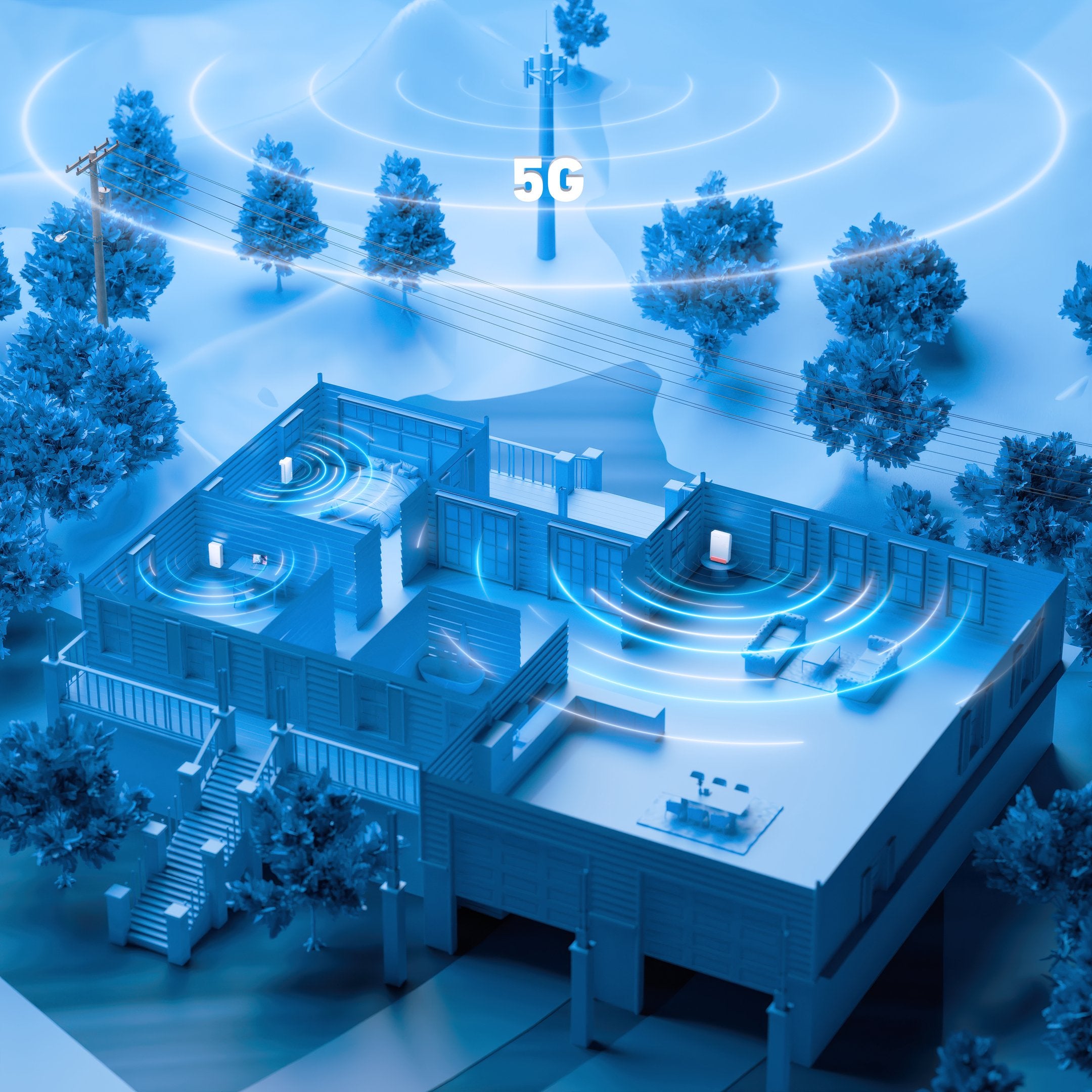 EAN 4023125030482 - Box FRITZ! 6860 5G Router de red móvil imagen 3