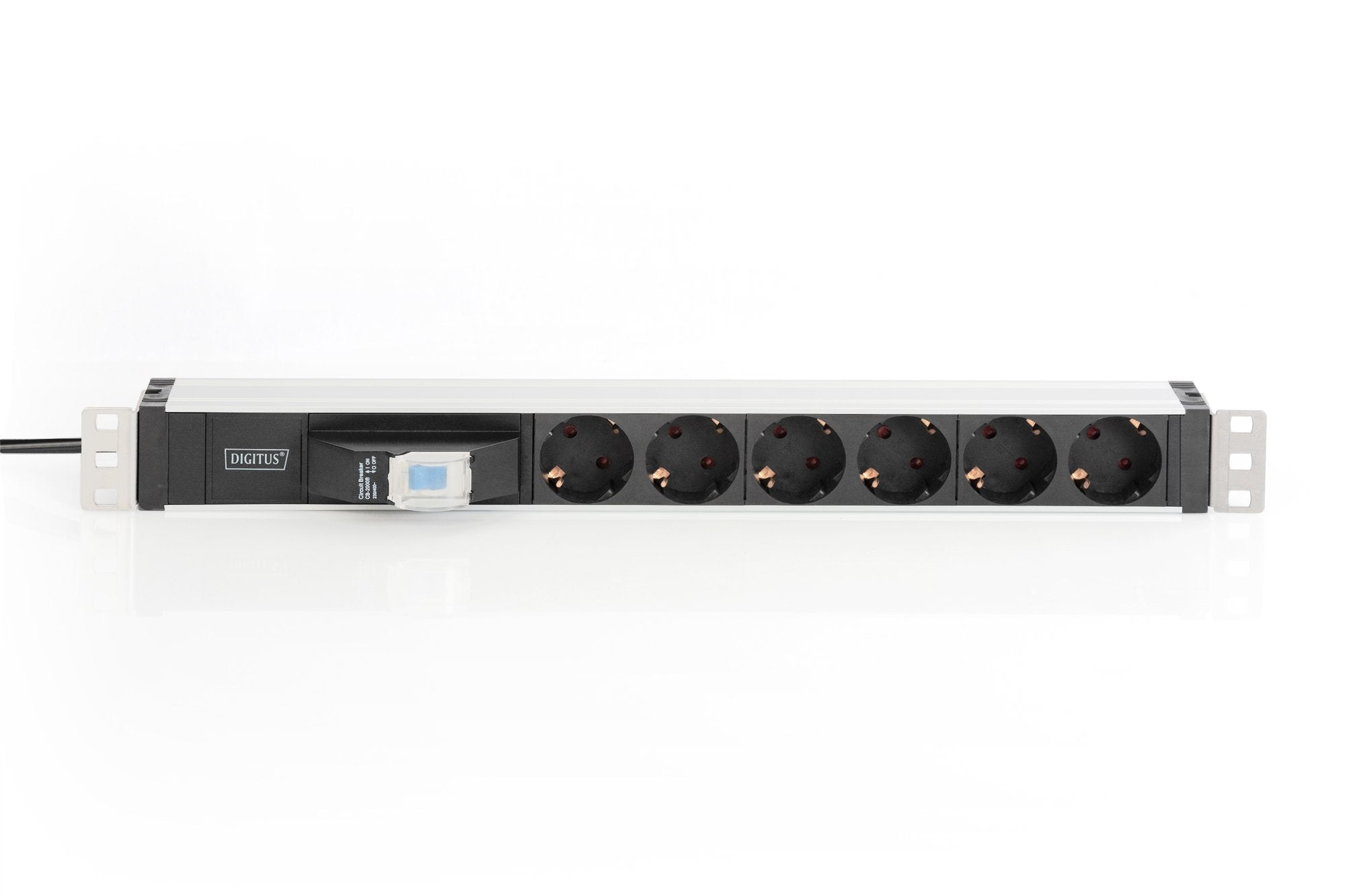 EAN 4016032456636 - Digitus DN-95417 unidad de distribución de energía (PDU) 6 salidas AC 0U/1U Negro, Plata imagen 5