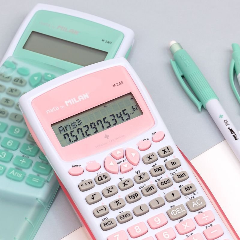 Calculadora Científica Milan M240 Rosa
