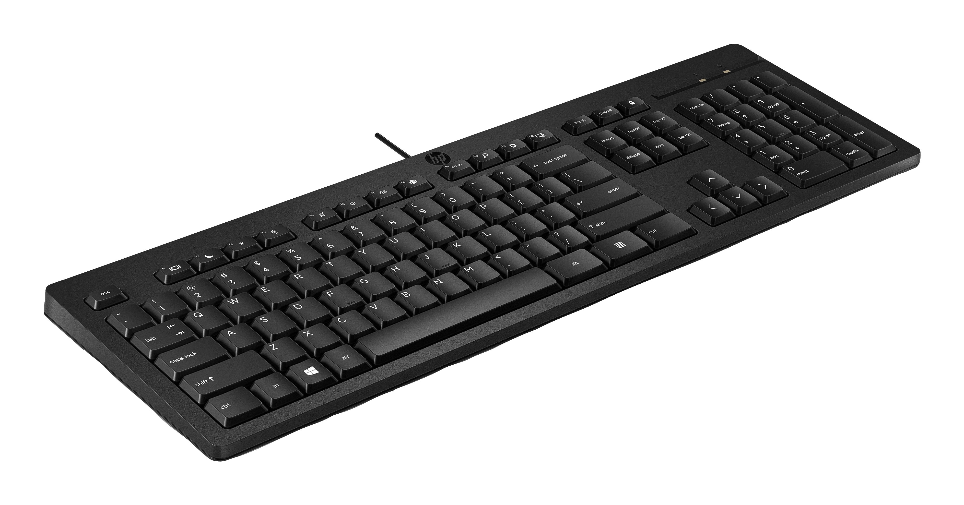 EAN 198701843696 - HP 125 G2 USB WD KBD teclado Oficina Negro imagen 2