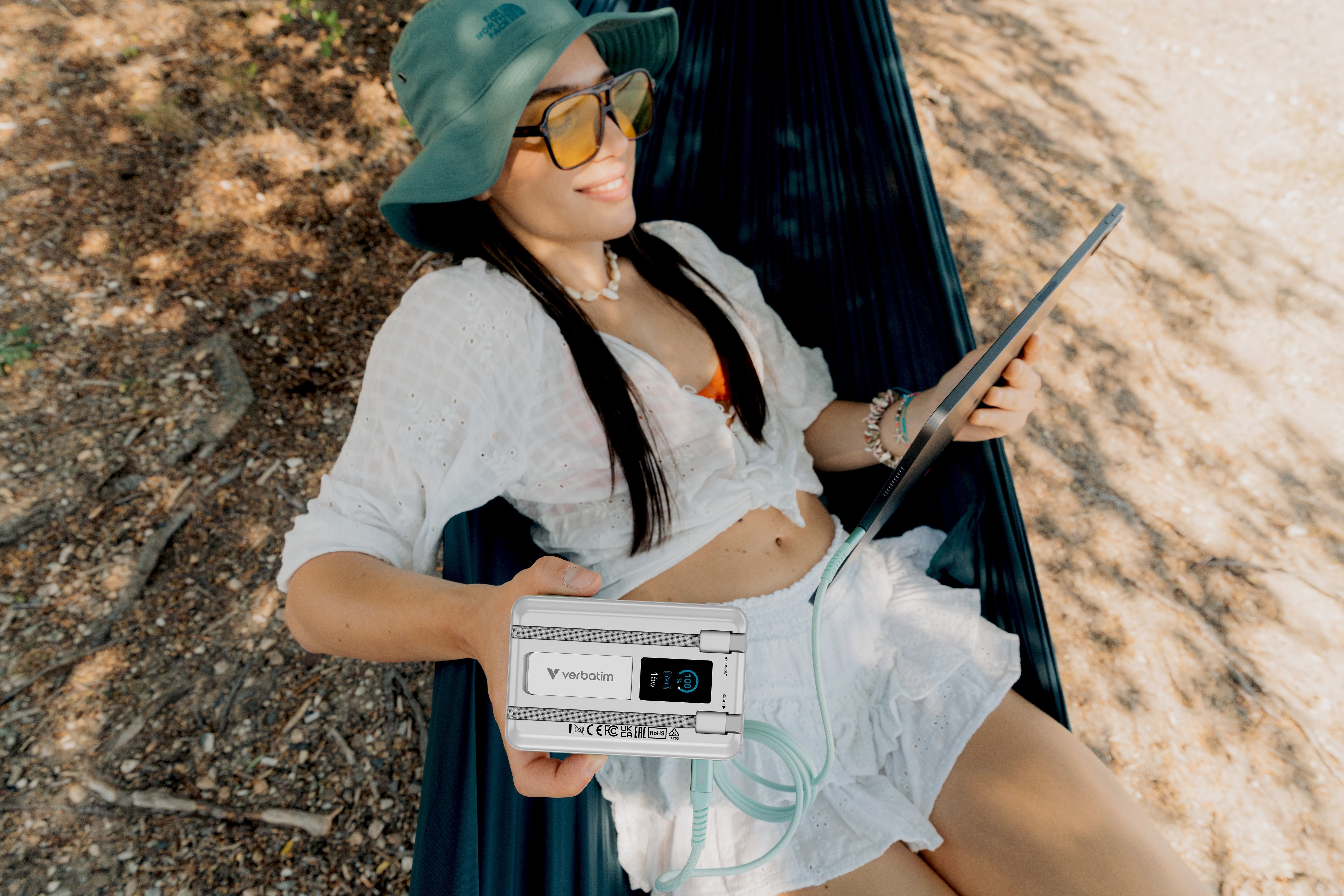 EAN 23942322733 - Verbatim 32273 batería externa Polímero de litio 10000 mAh Cargador inalámbrico Plata imagen 5