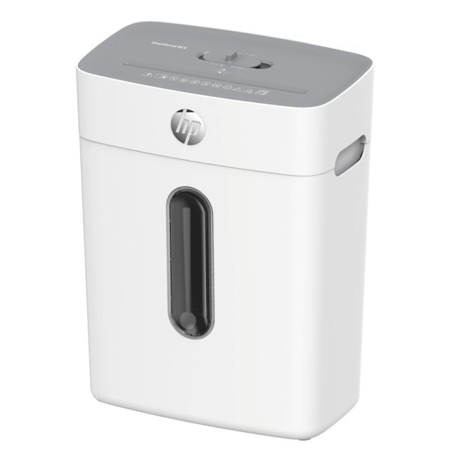 Hp Oneshred 8cc 2801 - Destructora De Papel (Nivel De Seguridad P-4, Corte Cruzado, 8 Hojas)