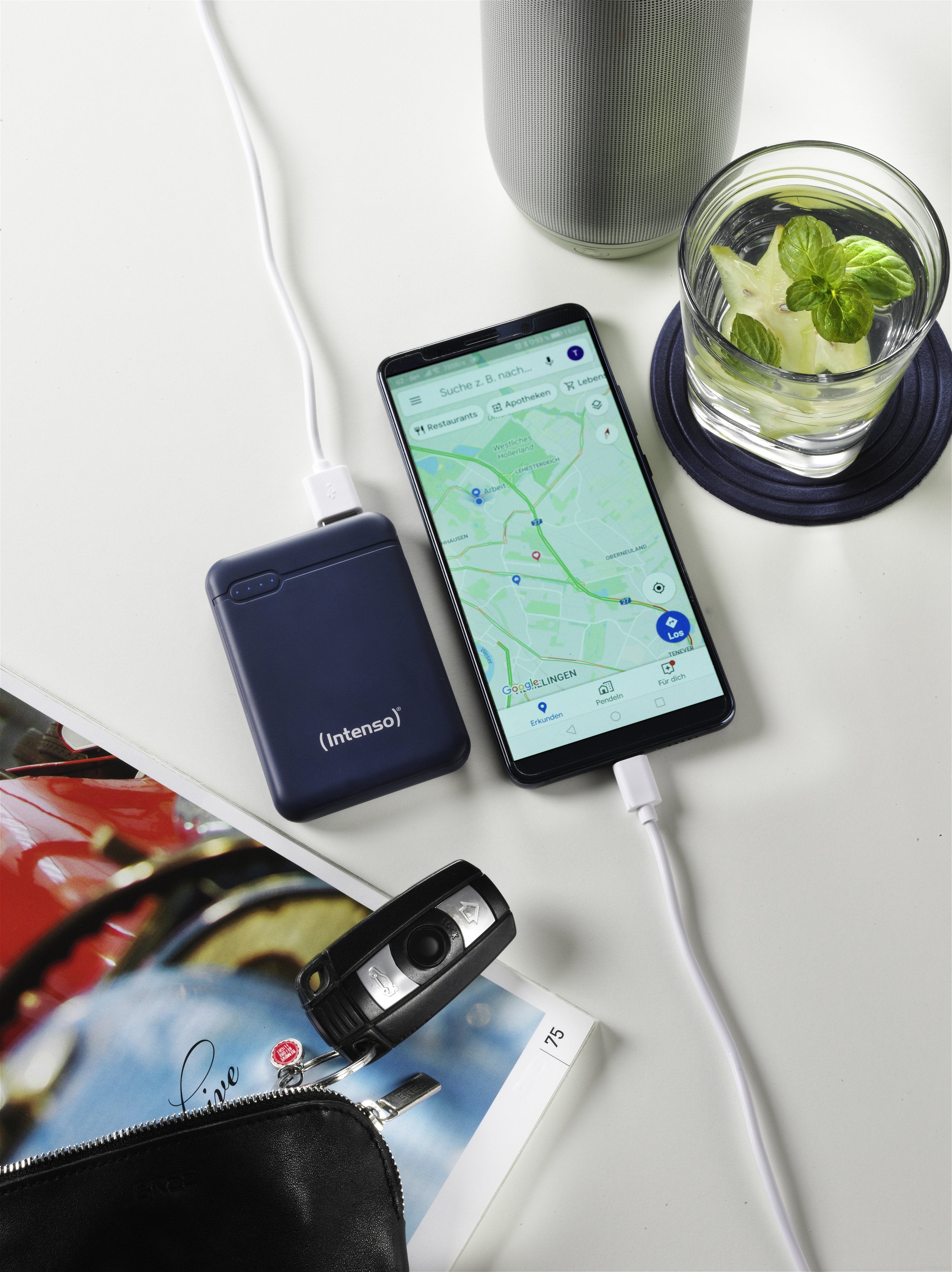 Intenso Powerbank Xs5000 Dk Blue 5000 Mah Inkl. Usb-A To Type-C