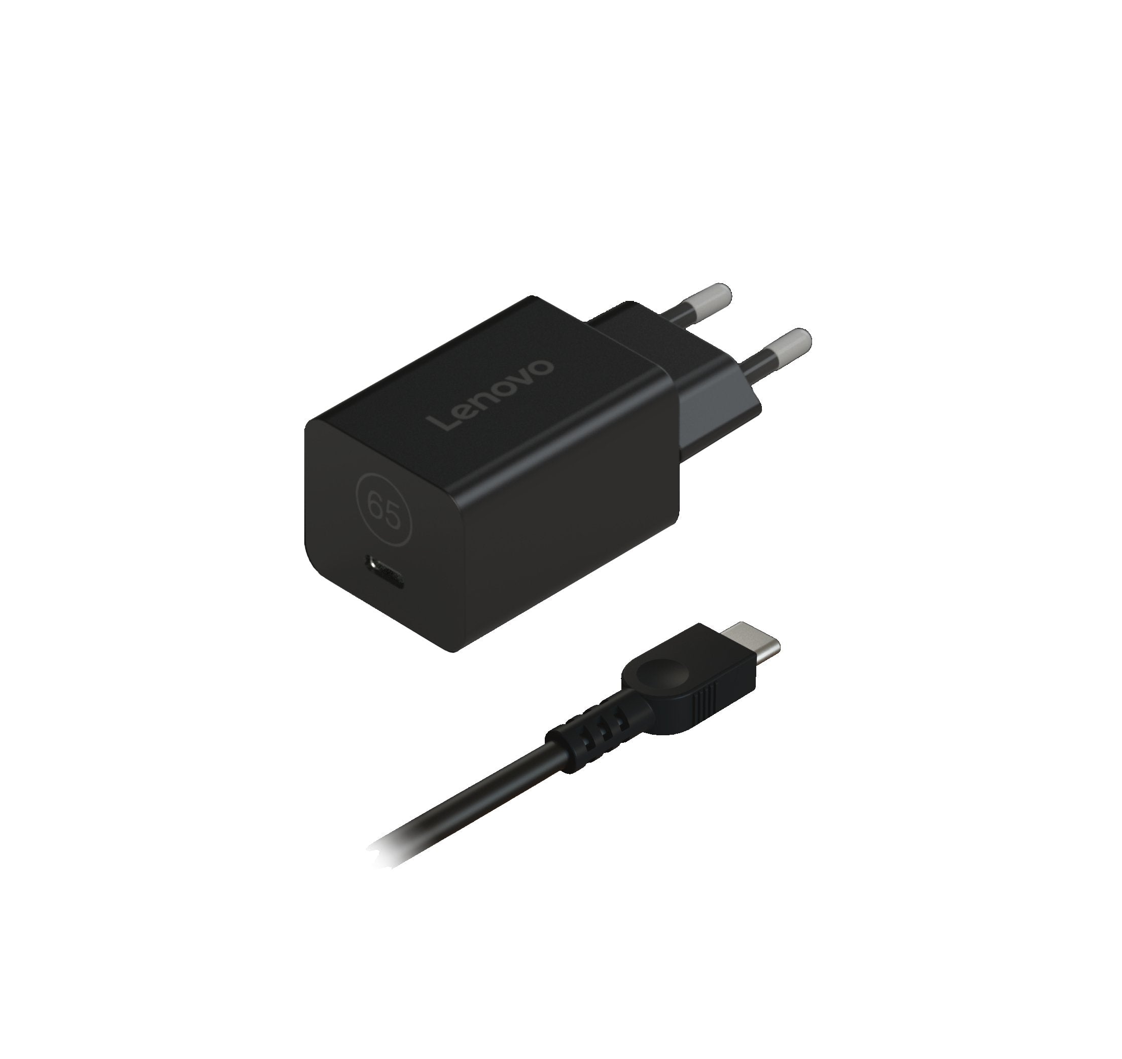 EAN 0195892118244 - Lenovo GaN Nano 65W Universal Negro Corriente alterna Interior imagen 1