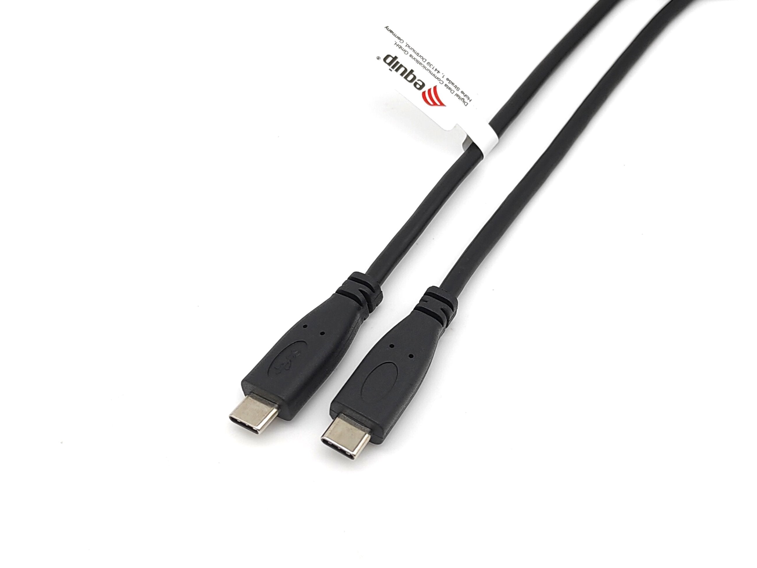 Equip Cable Usb-C2.0->C 3a Pd60w M M 0.30m Negro