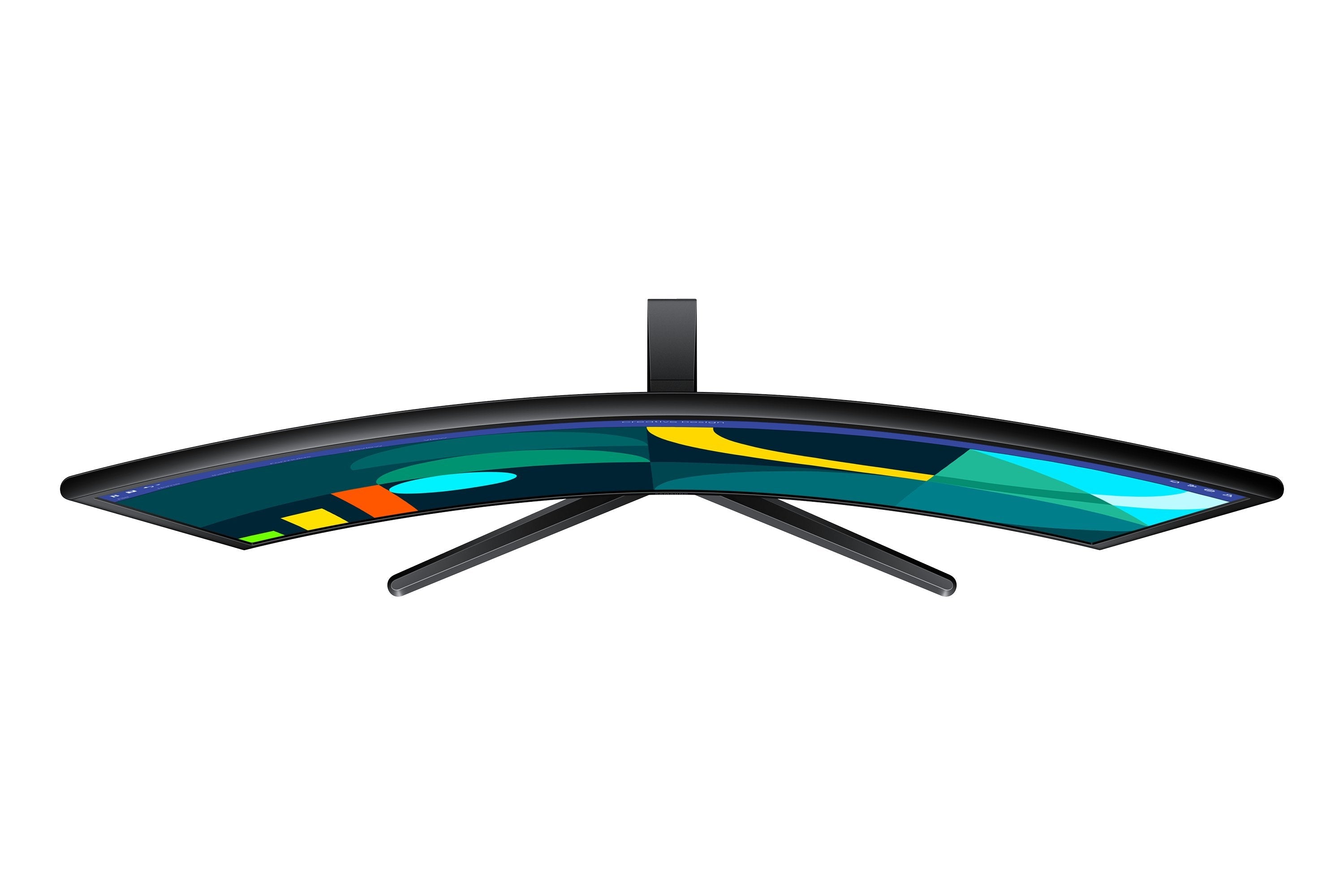 Monitor Curvo Samsung Essential Monitor S3 S27d366gau 27' Full Hd Negro