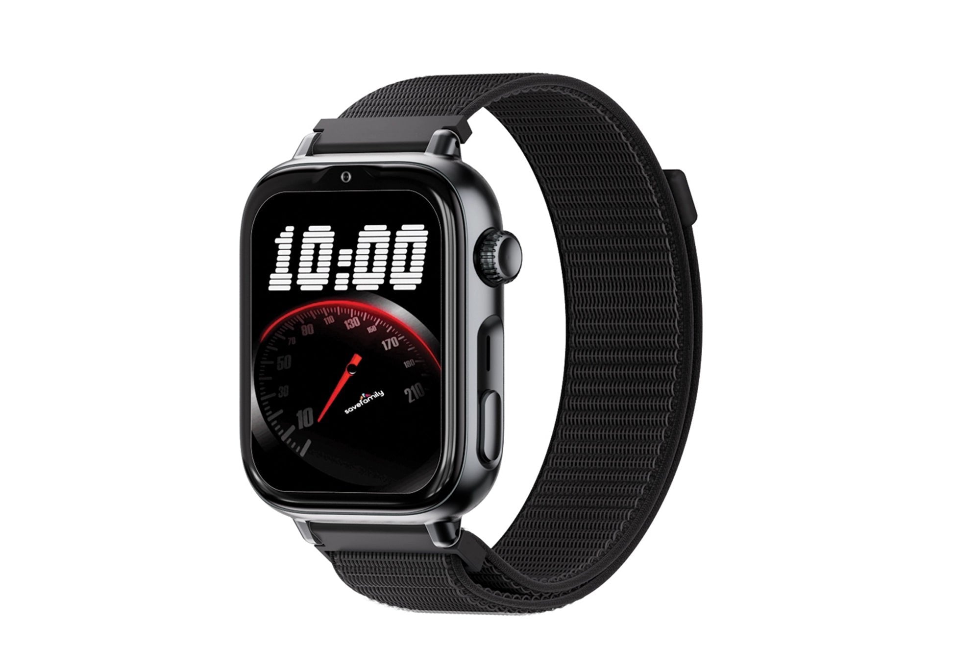 Savefamily Reloj Inteligente Infantil Savewatch Plus 2 - Pantalla Amoled - Carcasa Negra - Correa Tela Negra