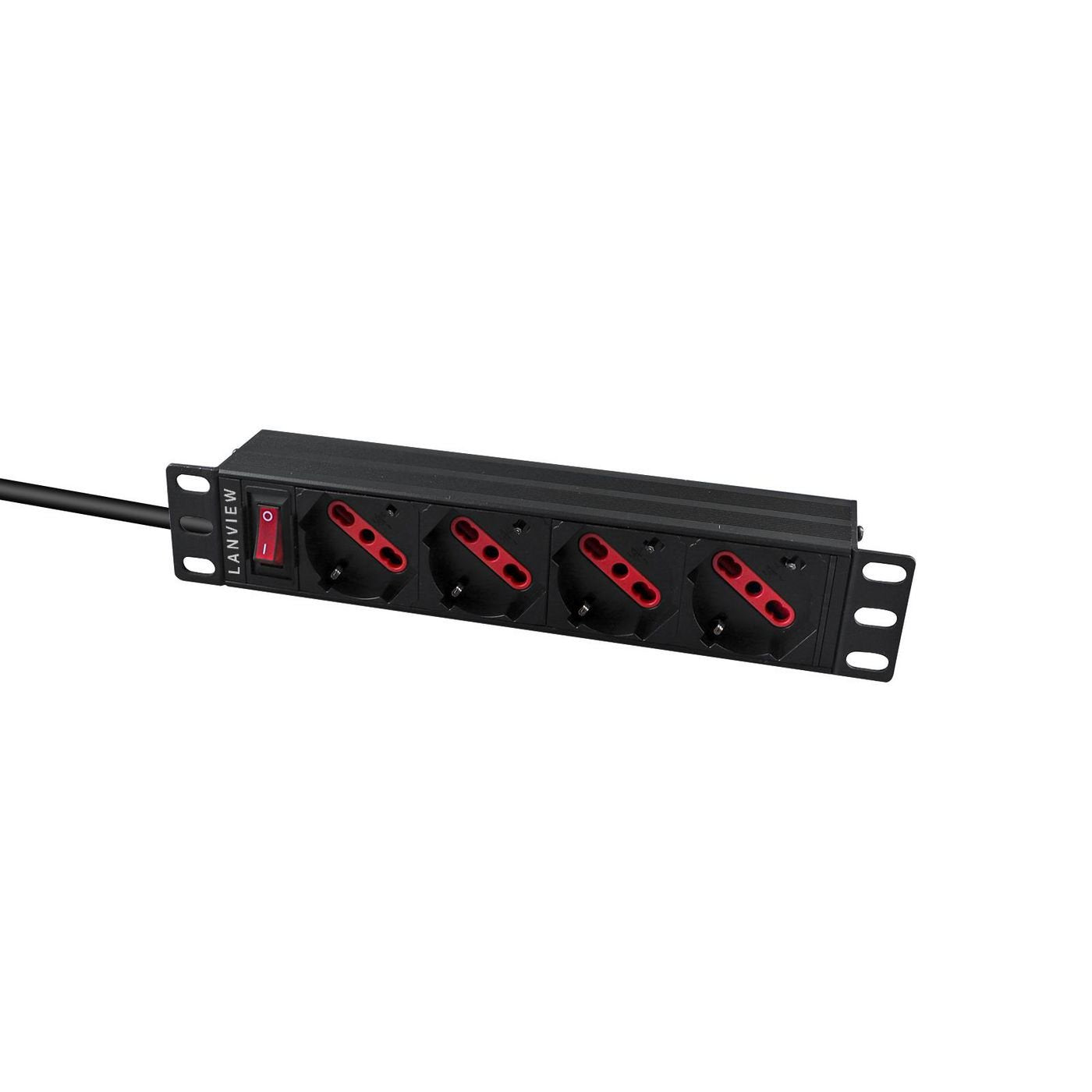 Lanview Lvr-2mit-Sw-It4 Unidad De Distribución De Energía [Pdu] 1u Negro