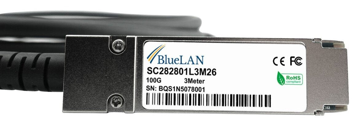 Blueoptics 100gb 1m Qsfp28 100gbase-Cr4 Dac( Qsfp-100g-Cu1m)