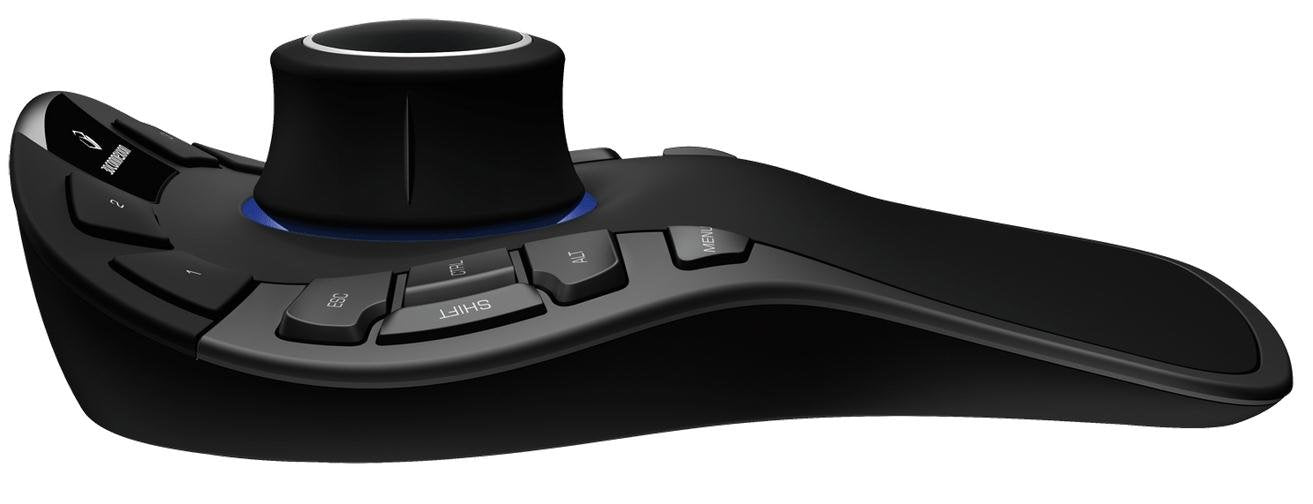 Raton 3dconnexion Spacemouse Pro Serie Profesional Usb Negro Gris 3dx-700040