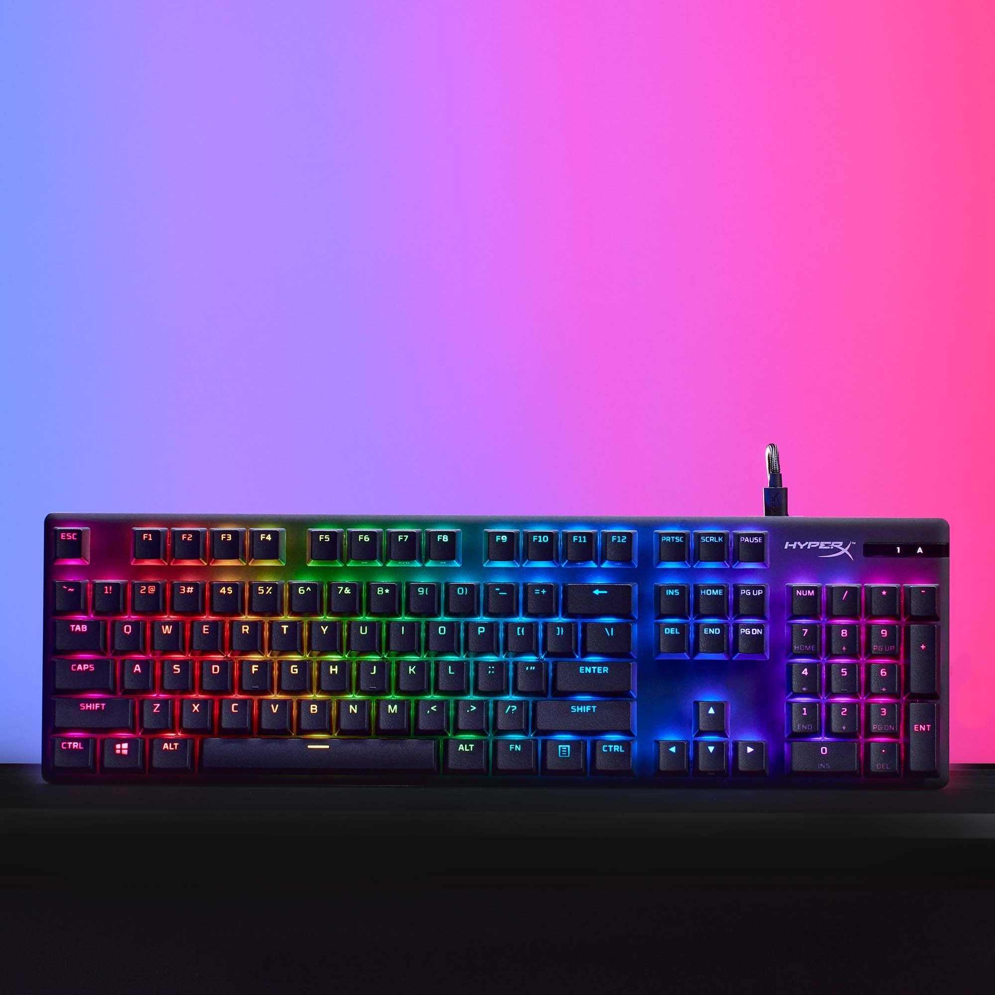 EAN 0196337969704 - HyperX Alloy Origins PBT HX Red Gaming Keyboard teclado Juego USB No Negro imagen 10