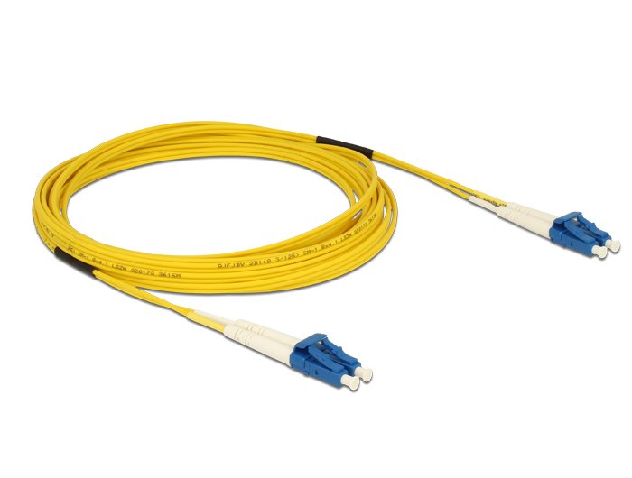 Delock Cable De Fibra Óptica Lc> Lc Monomodo Os2 5 M