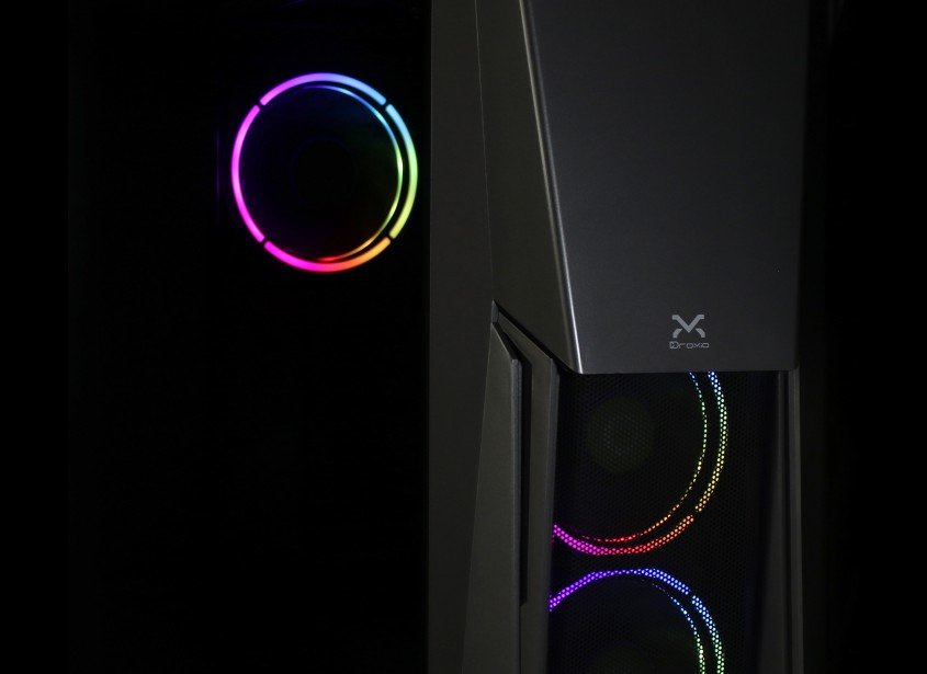 Caja Pc Droxio Gaming Burner Lat. Cristal Templad