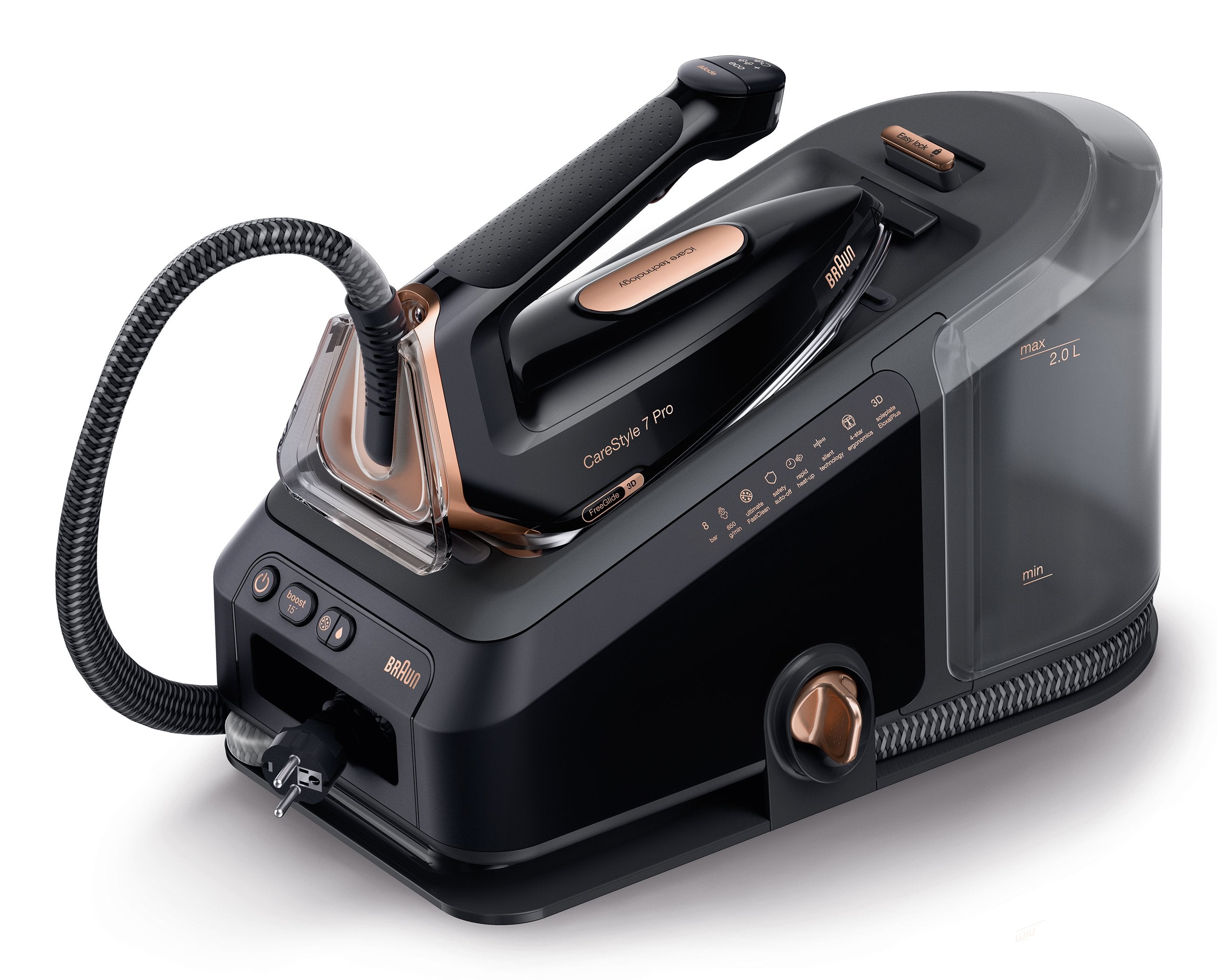 EAN 8021098001023 - Braun CareStyle 7 Pro IS 7286 2700 W 2 L EloxalPlus soleplate Negro imagen 1