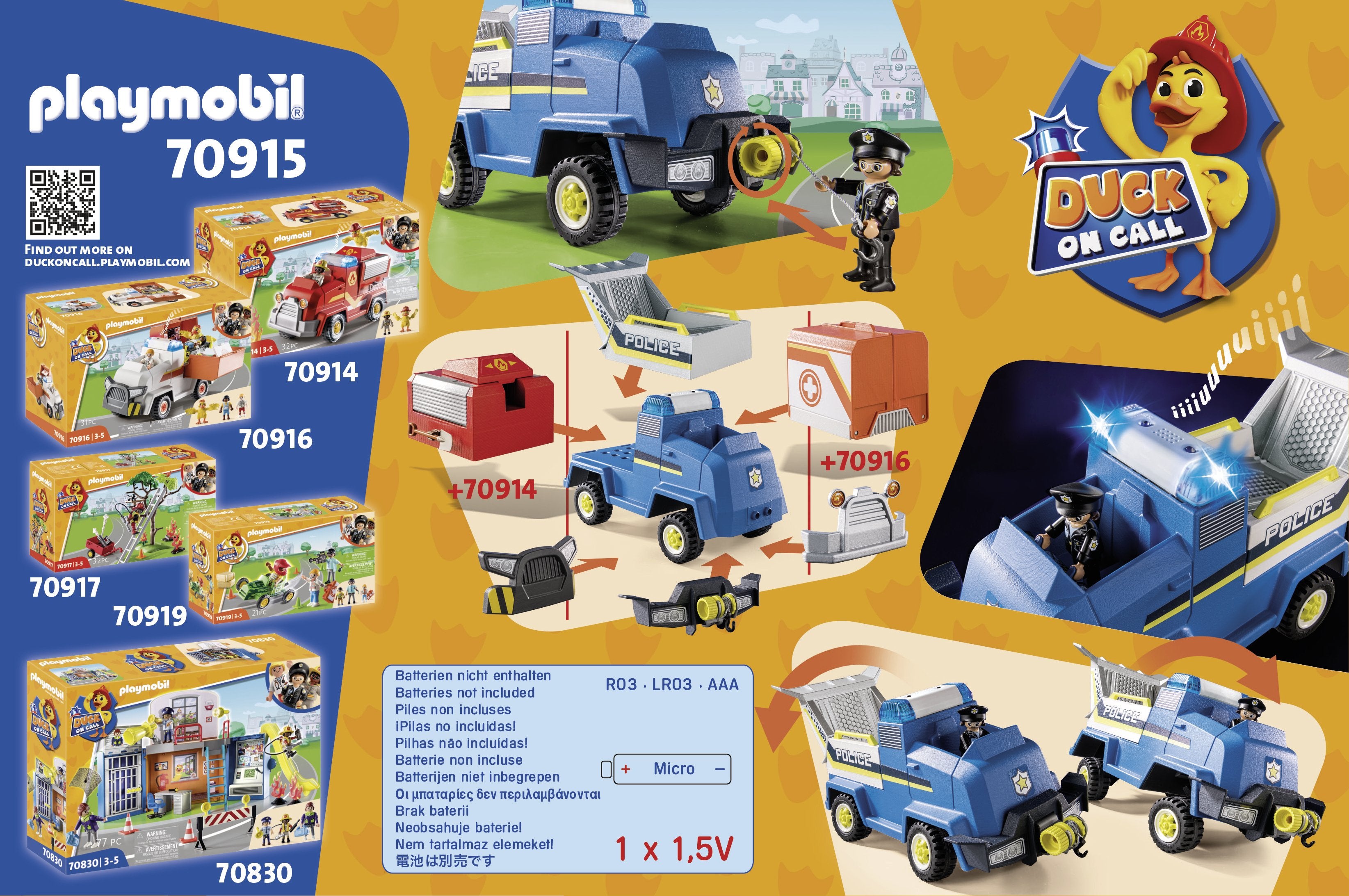 EAN 4008789709158 - Playmobil Duck On Call 70915 vehículo de juguete imagen 3
