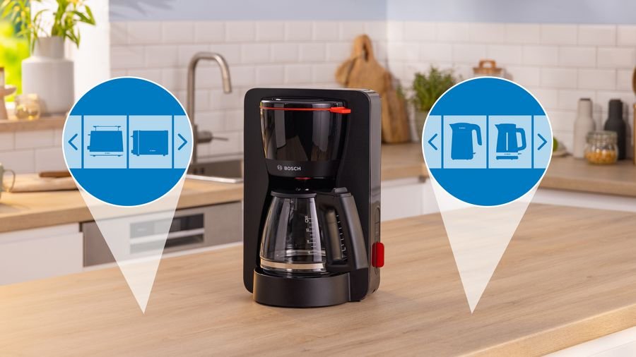 Cafetera De Filtro Bosch Home Tka3m133 Negro