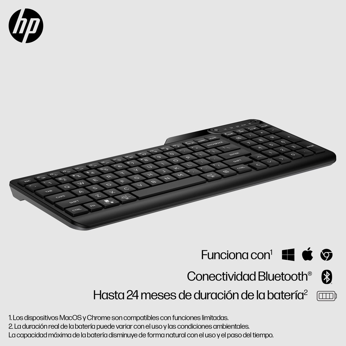EAN 0197192766972 - HP 460 Multi-Device Bluetooth Keyboard teclado Hogar Negro imagen 7