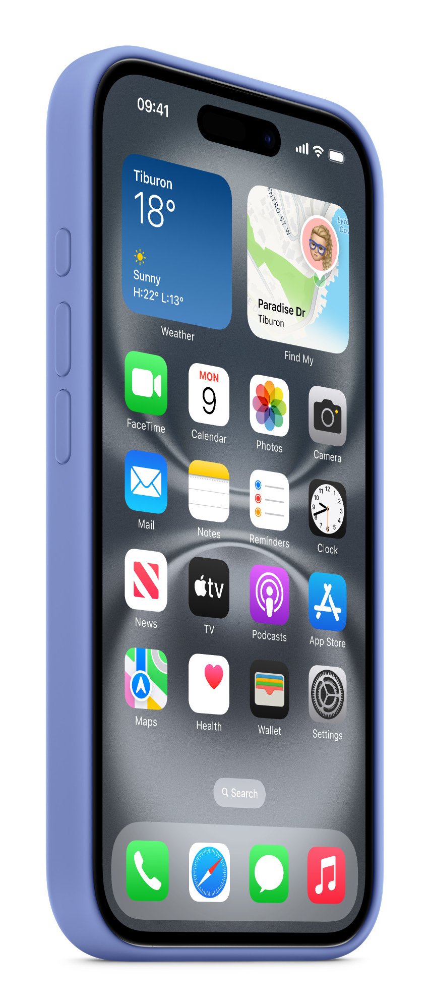 Apple Iphone 16 Silicone Case With Magsafe - Periwinkle