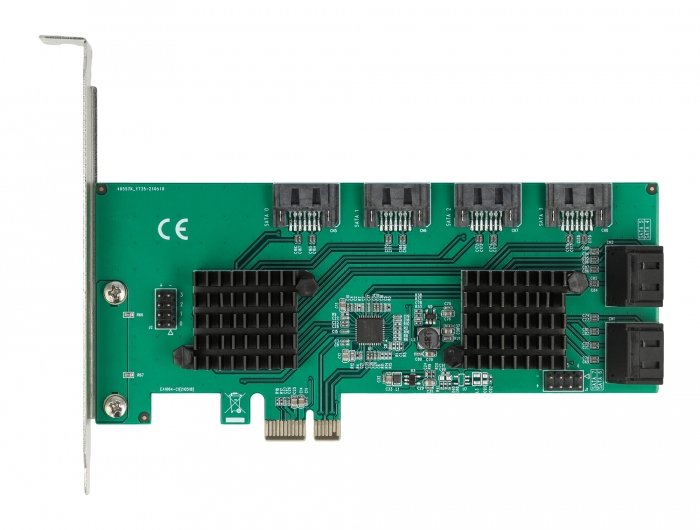 Tarjeta Delock Pci Express X1 Sata De 8 Puertos, Controlador