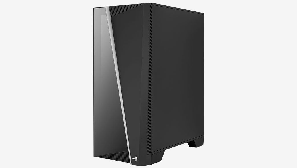 Caja Semitorre Atx Aerocool Mirage V2 Rgb Con Panel De Cristal (Negro)
