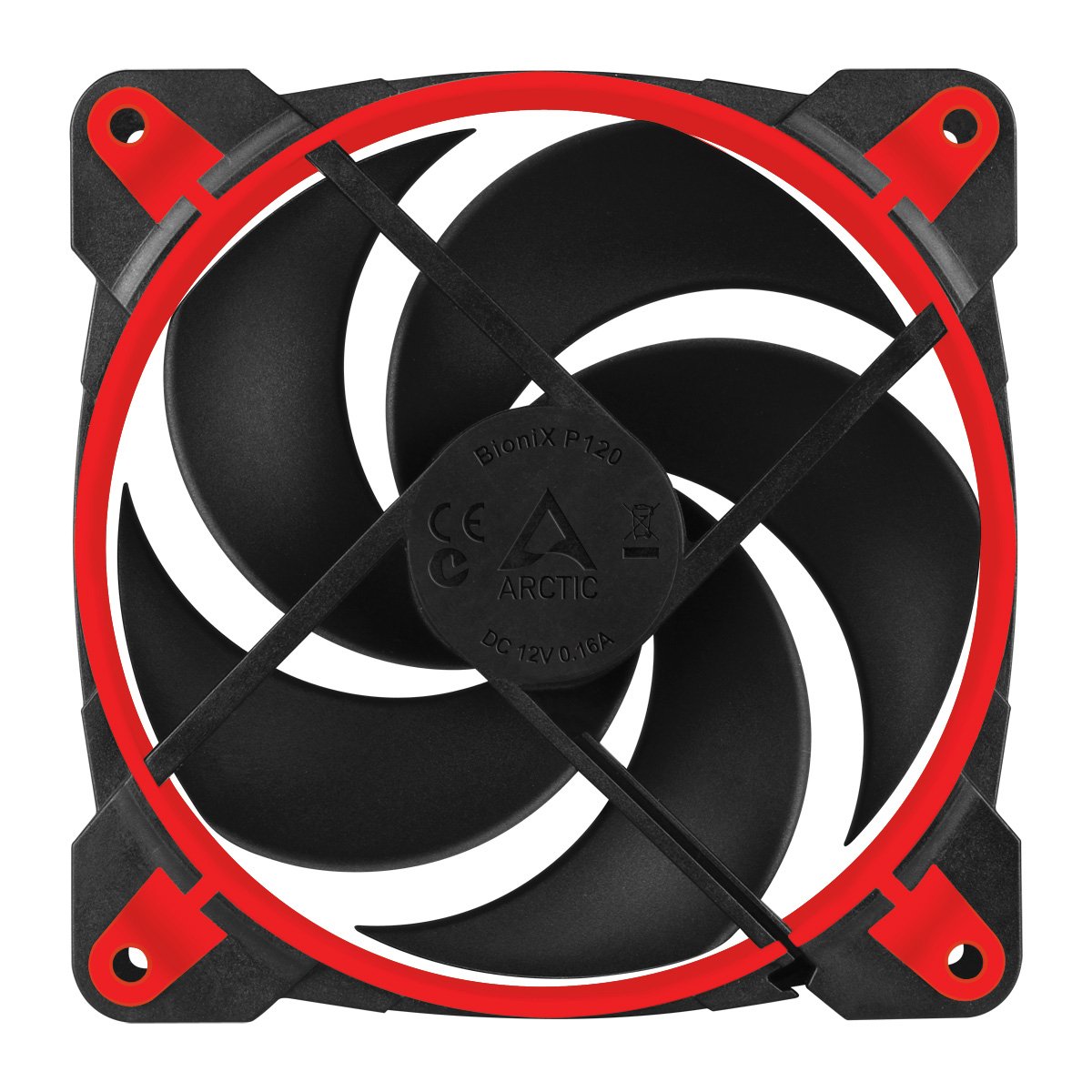 EAN 4895213701266 - ARCTIC BioniX P120 Carcasa del ordenador Ventilador 12 cm Negro, Rojo imagen 5