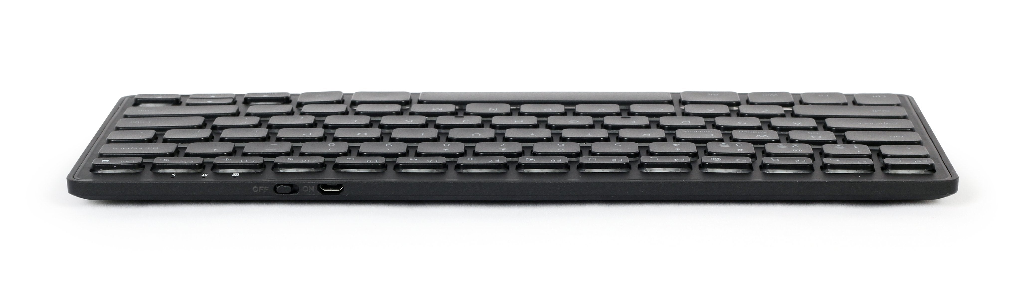 Teclado Alemán Gembird Kb-Btrgb-01-De Universal Bluetooth Qwertz Negro